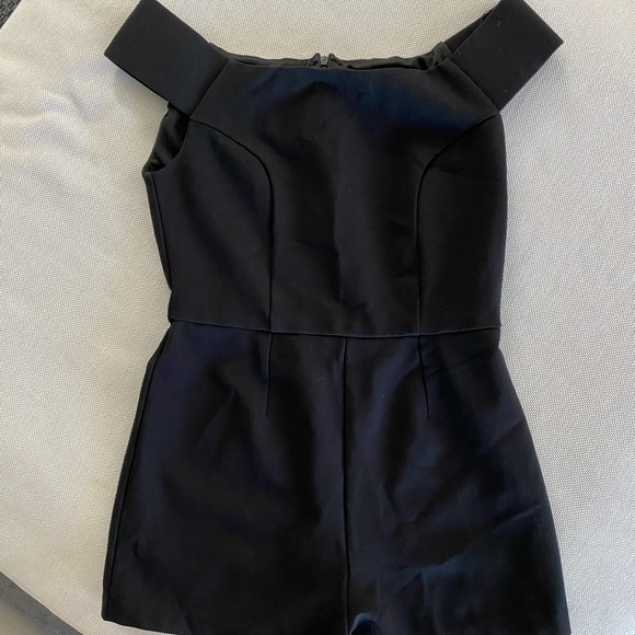 Romeo & Juliet Couture Pants - Black Short Jumpsuit/Romper